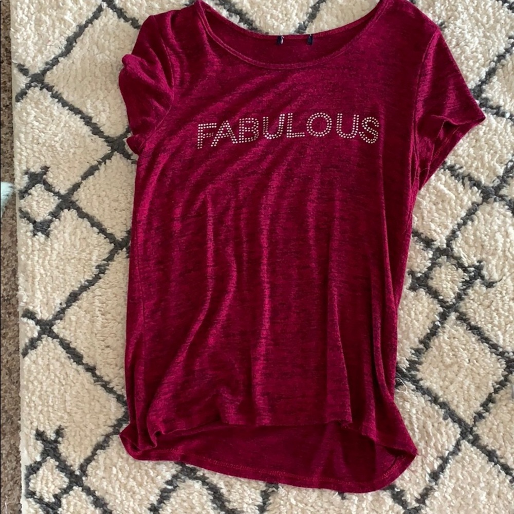 Pink fabulous tee